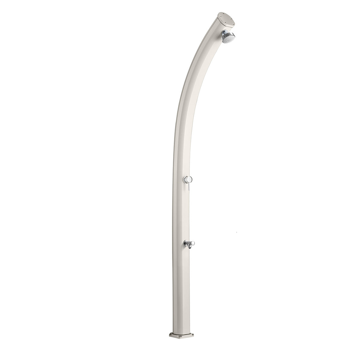 Doccia Solare in Alluminio 23Lt con lavapiedi Arkema Design JOLLY A520