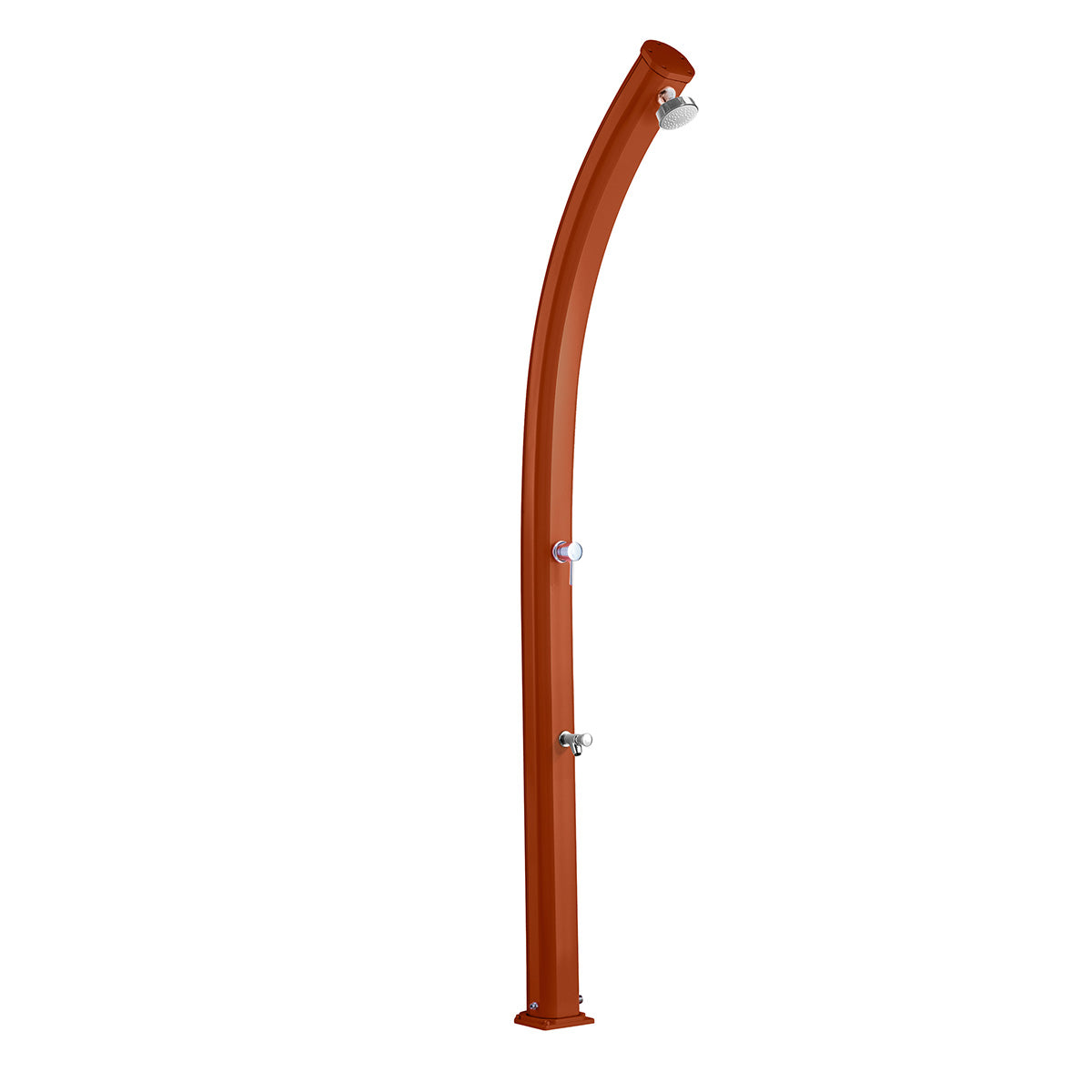 Doccia Solare in Alluminio 23Lt con lavapiedi Arkema Design JOLLY A520
