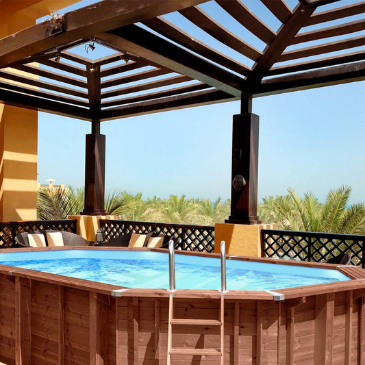 Piscina Fuori Terra in Legno Bali Ovale Premium 2024