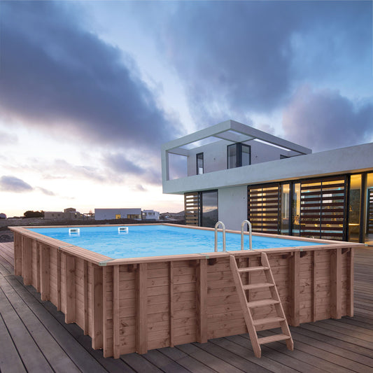 Piscina Fuori Terra in Legno Bali Rettangolare 2024