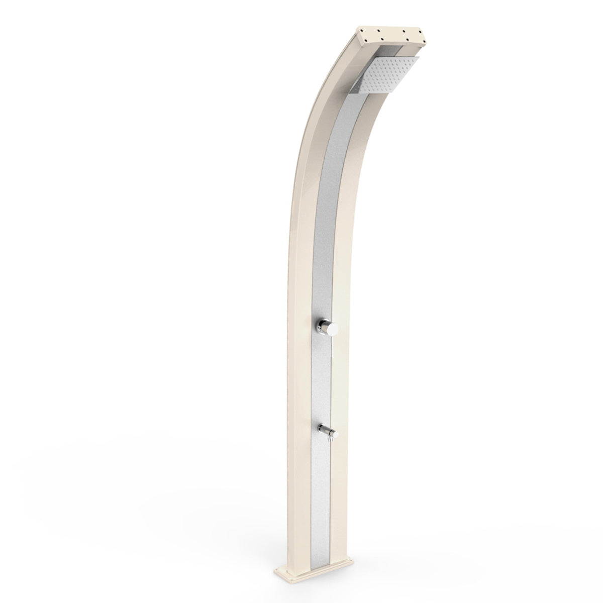 Doccia Solare in Alluminio 30 Lt con lavapiedi temporizzato Arkema Design DADA D320 - Vari colori disponibili
