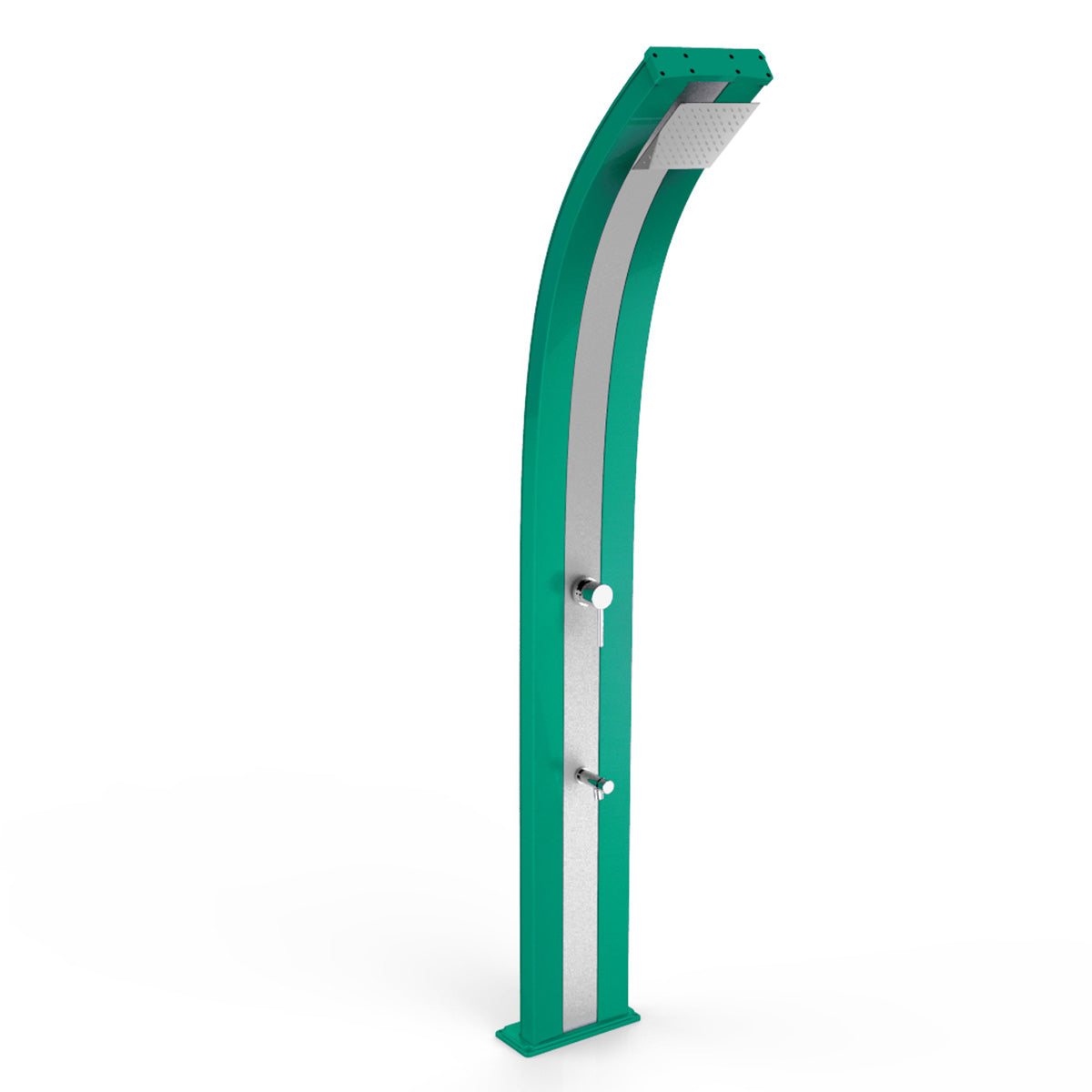 Doccia Solare in Alluminio 30 Lt con lavapiedi temporizzato Arkema Design DADA D320 - Vari colori disponibili
