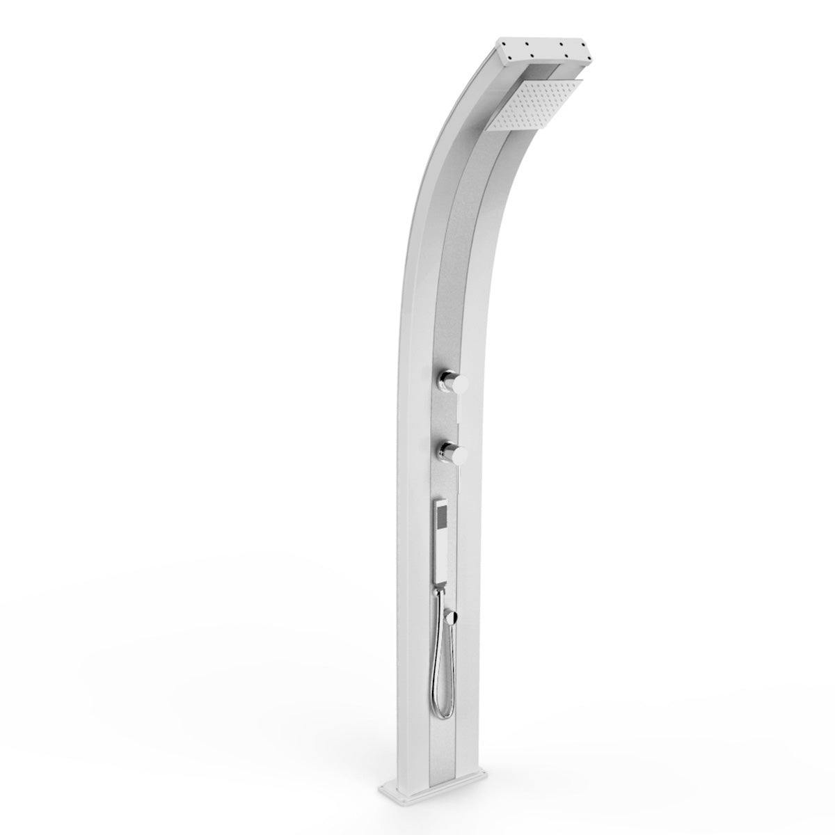 Doccia Solare in Alluminio 30 Lt con doccetta e deviatore Arkema Design DADA D340 - Vari colori disponibili