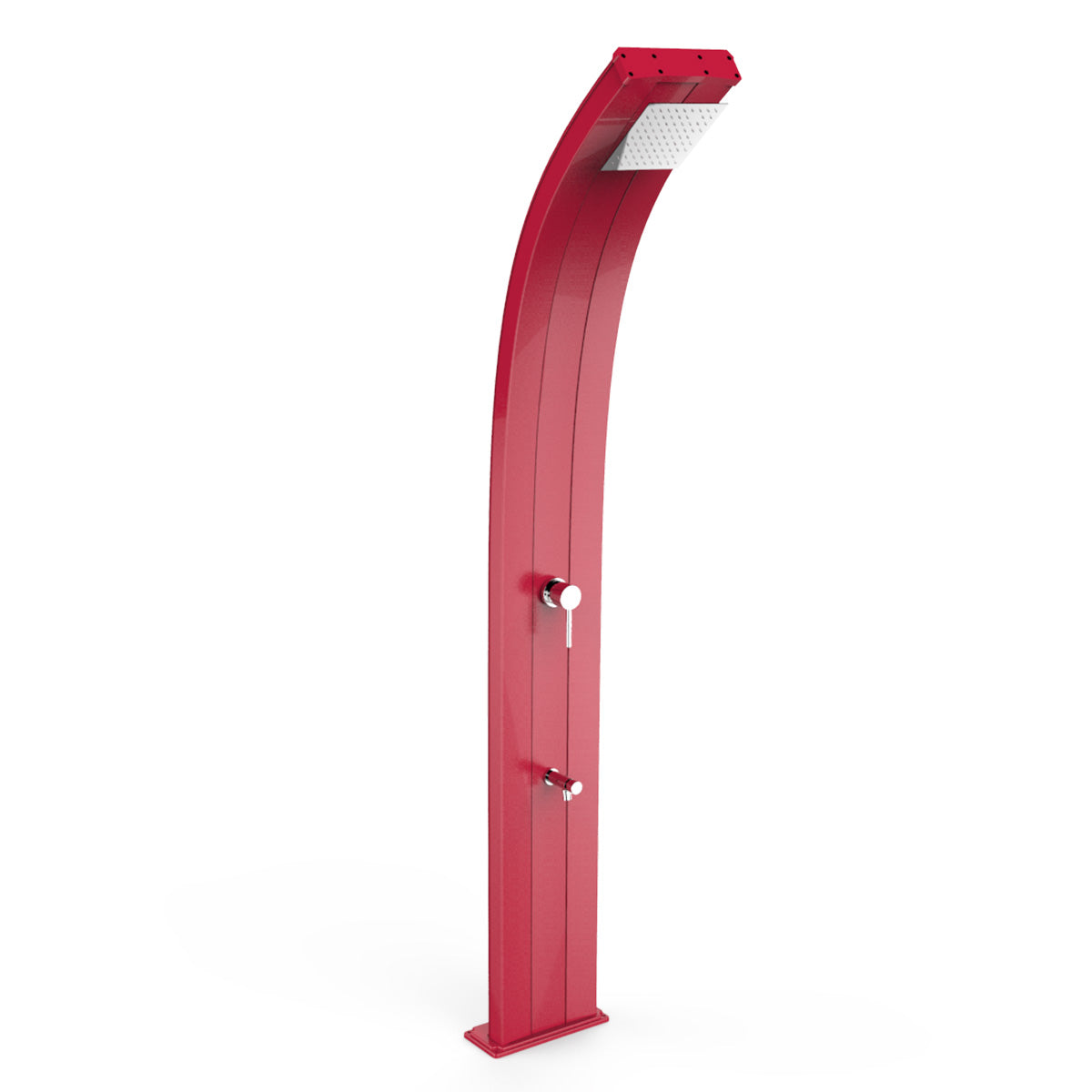 Doccia Solare in Alluminio 30 Lt con lavapiedi temporizzato Arkema Design DADA D320