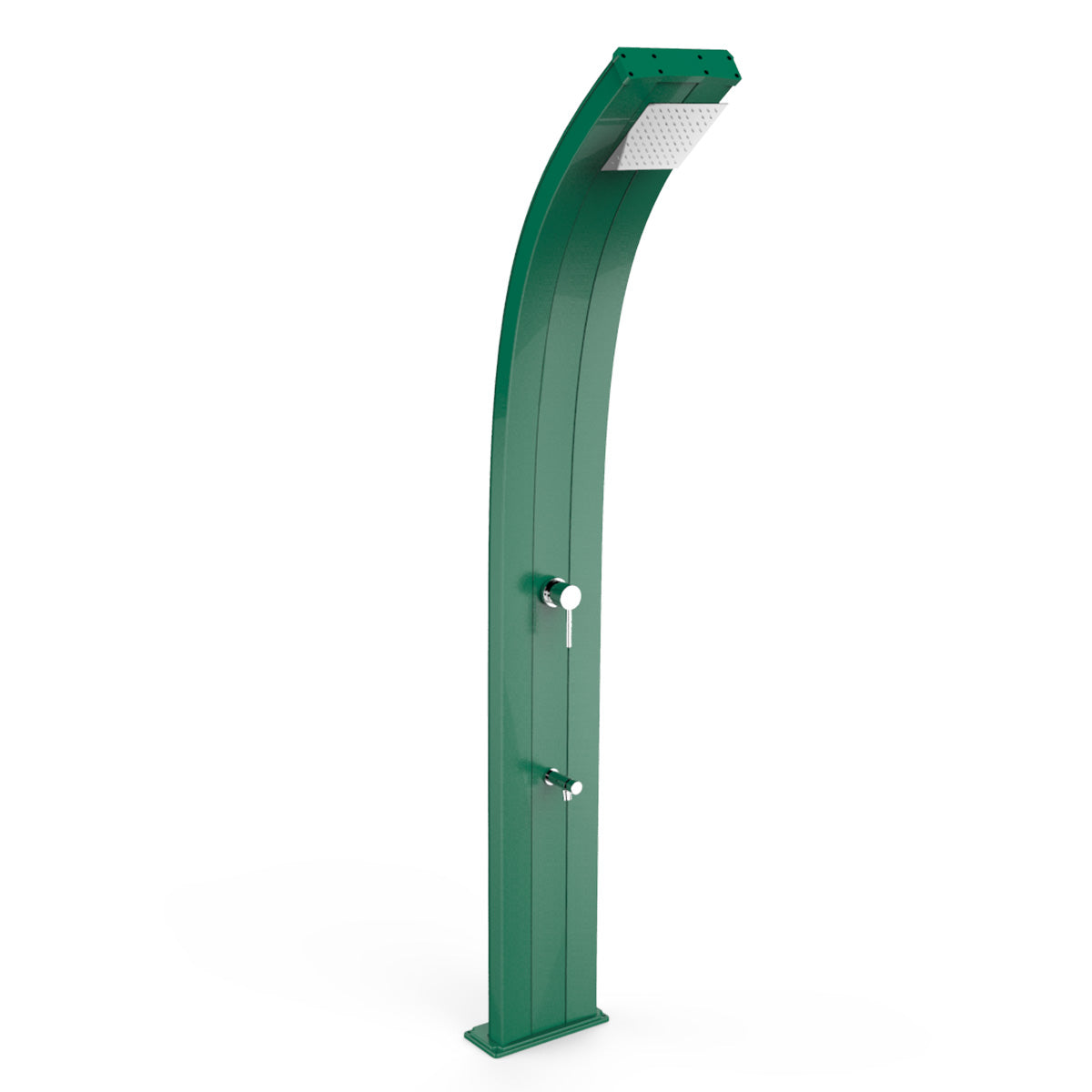 Doccia Solare in Alluminio 30 Lt con lavapiedi temporizzato Arkema Design DADA D320