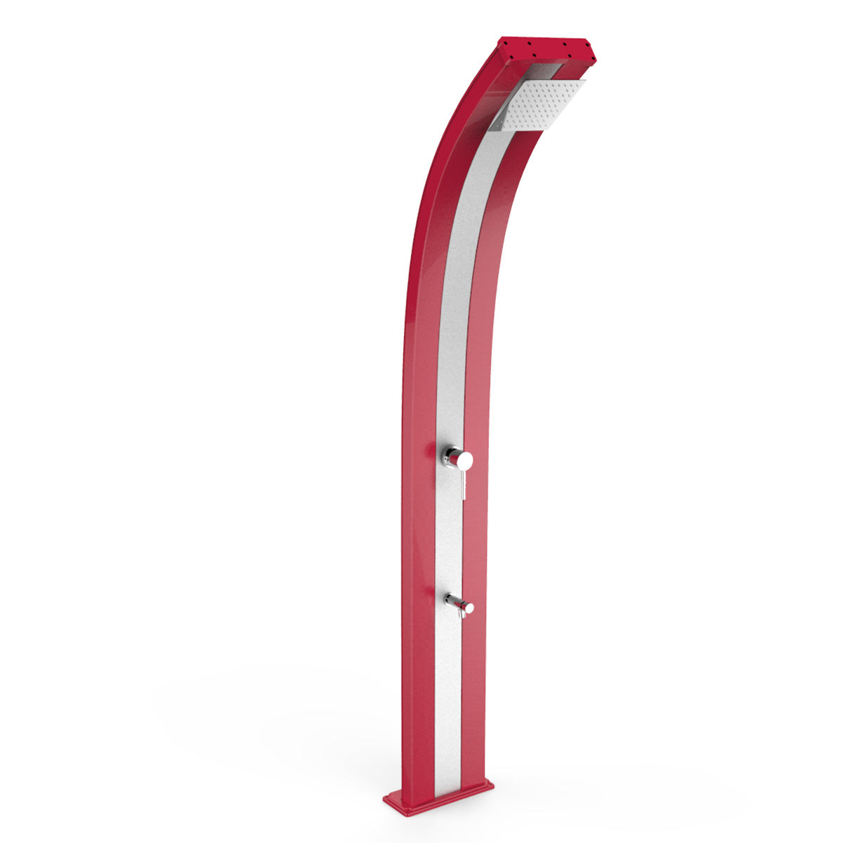 Doccia Solare in Alluminio 30 Lt con lavapiedi temporizzato Arkema Design DADA D320 - Vari colori disponibili