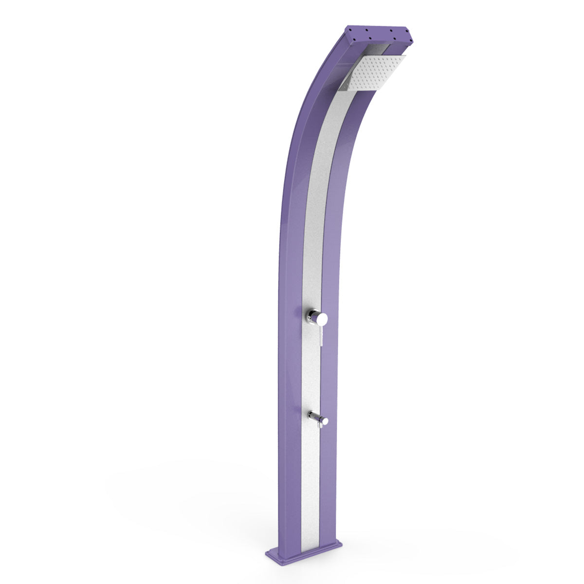 Doccia Solare in Alluminio 30 Lt con lavapiedi temporizzato Arkema Design DADA D320 - Vari colori disponibili