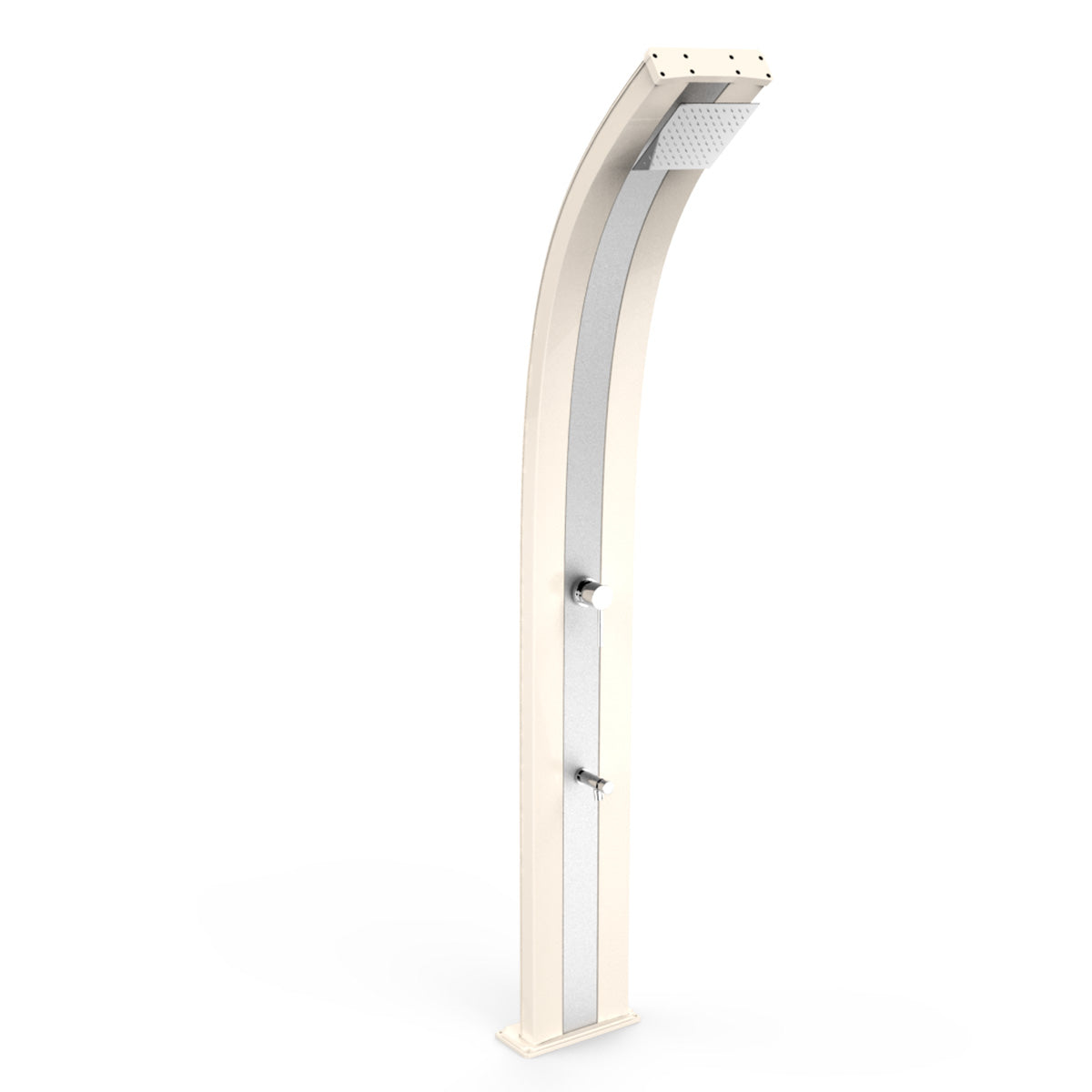 Doccia Solare in Alluminio 30 Lt con lavapiedi temporizzato Arkema Design DADA D320 - Vari colori disponibili