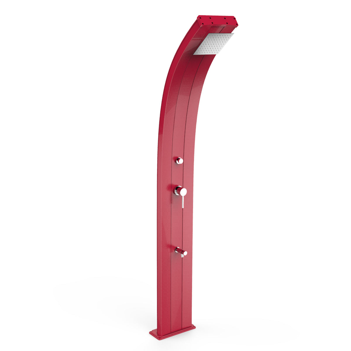 Doccia Solare in Alluminio 30 Lt con temporizzatore e lavapiedi temporizzato Arkema Design DADA D330