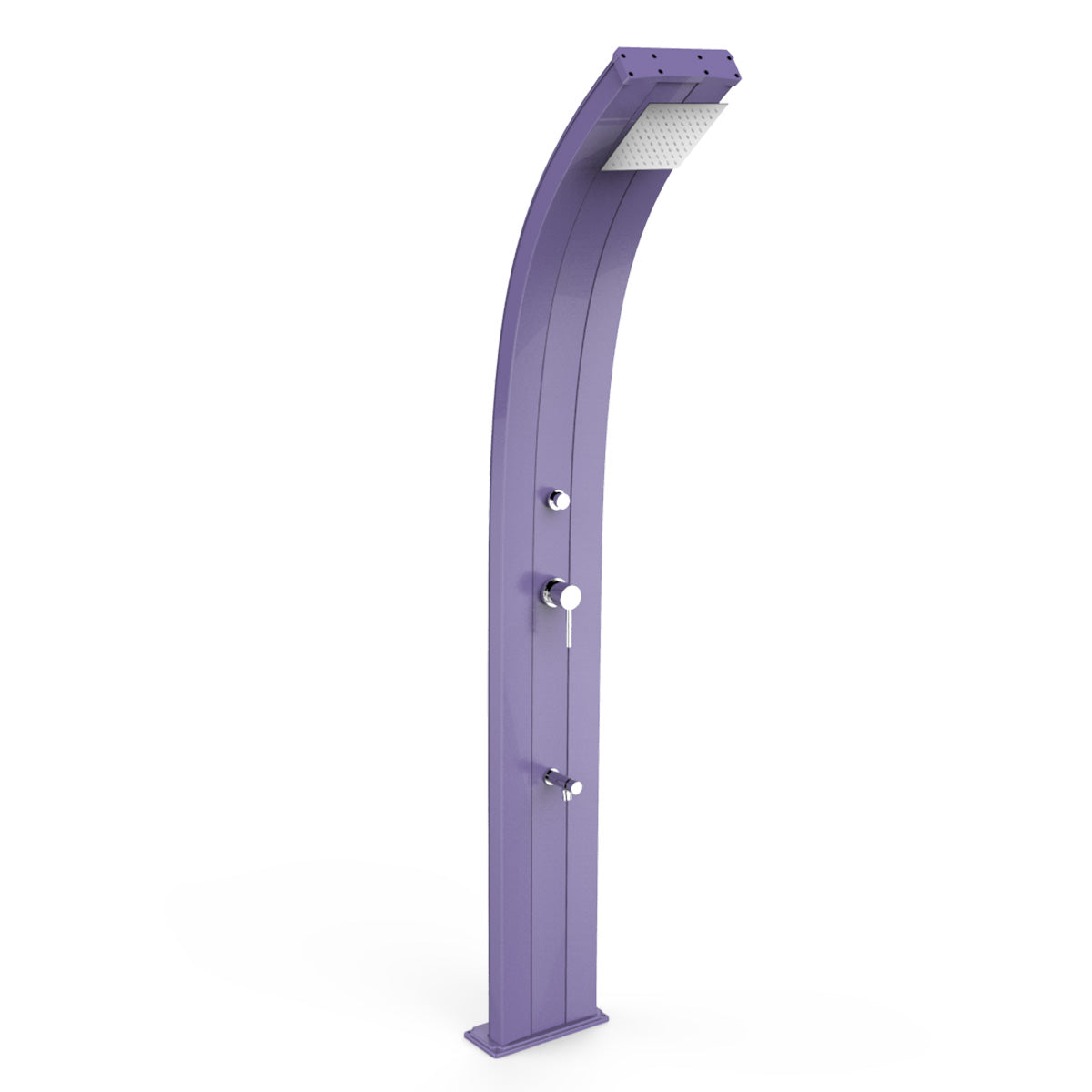 Doccia Solare in Alluminio 30 Lt con temporizzatore e lavapiedi temporizzato Arkema Design DADA D330