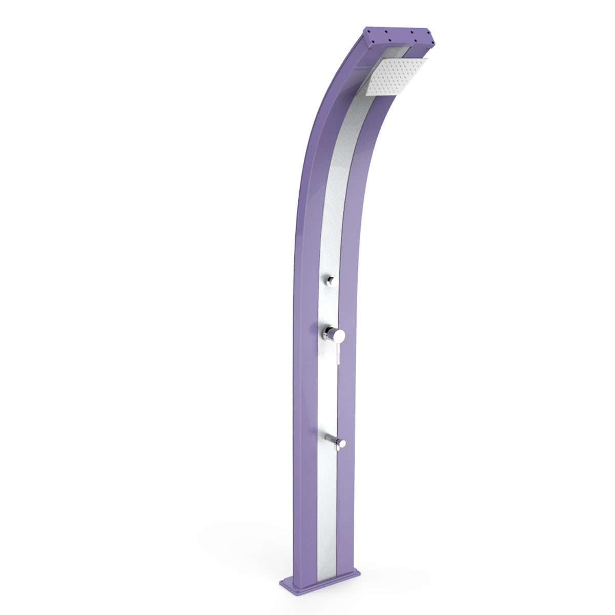 Doccia Solare in Alluminio 30 Lt con temporizzatore e lavapiedi temporizzato Arkema Design DADA D330 - Vari colori disponibili