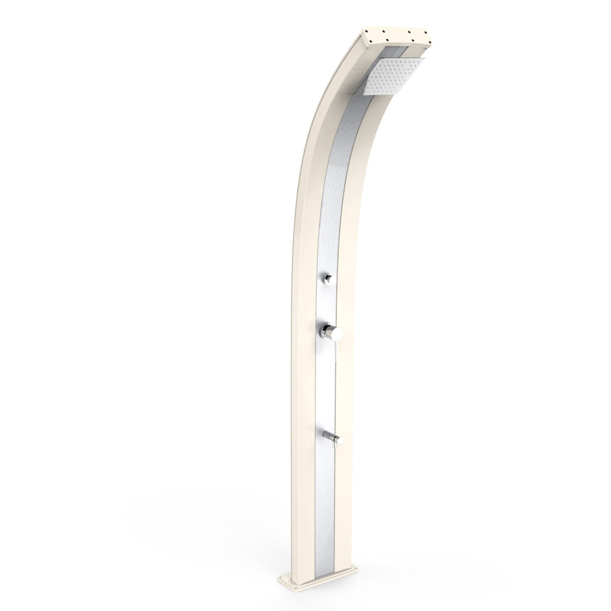 Doccia Solare in Alluminio 30 Lt con temporizzatore e lavapiedi temporizzato Arkema Design DADA D330 - Vari colori disponibili