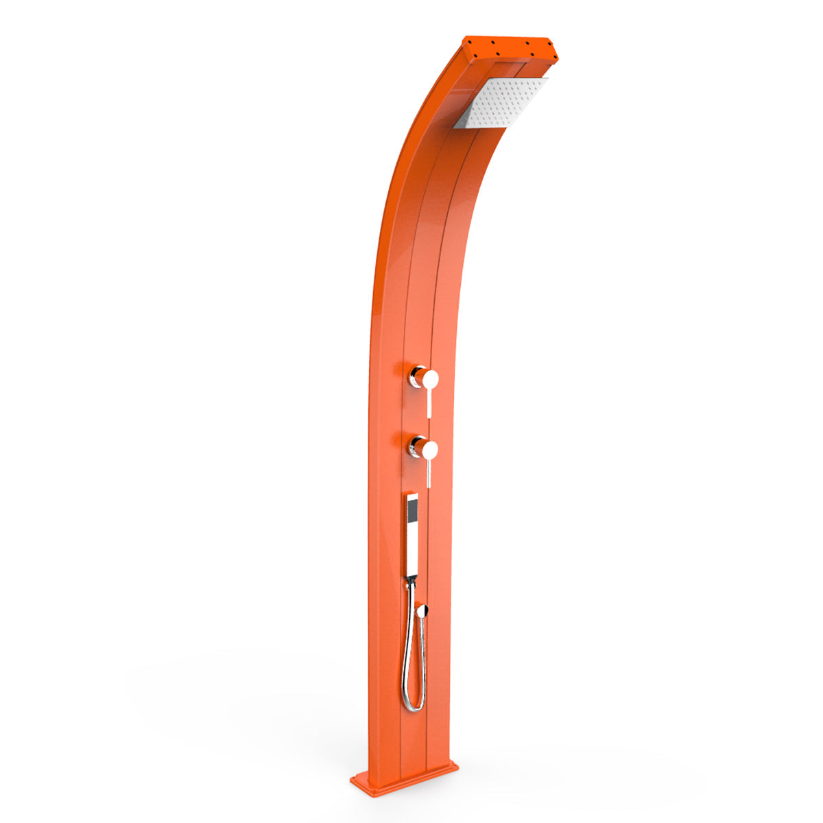 Doccia Solare in Alluminio 30 Lt con doccetta e deviatore Arkema Design DADA D340