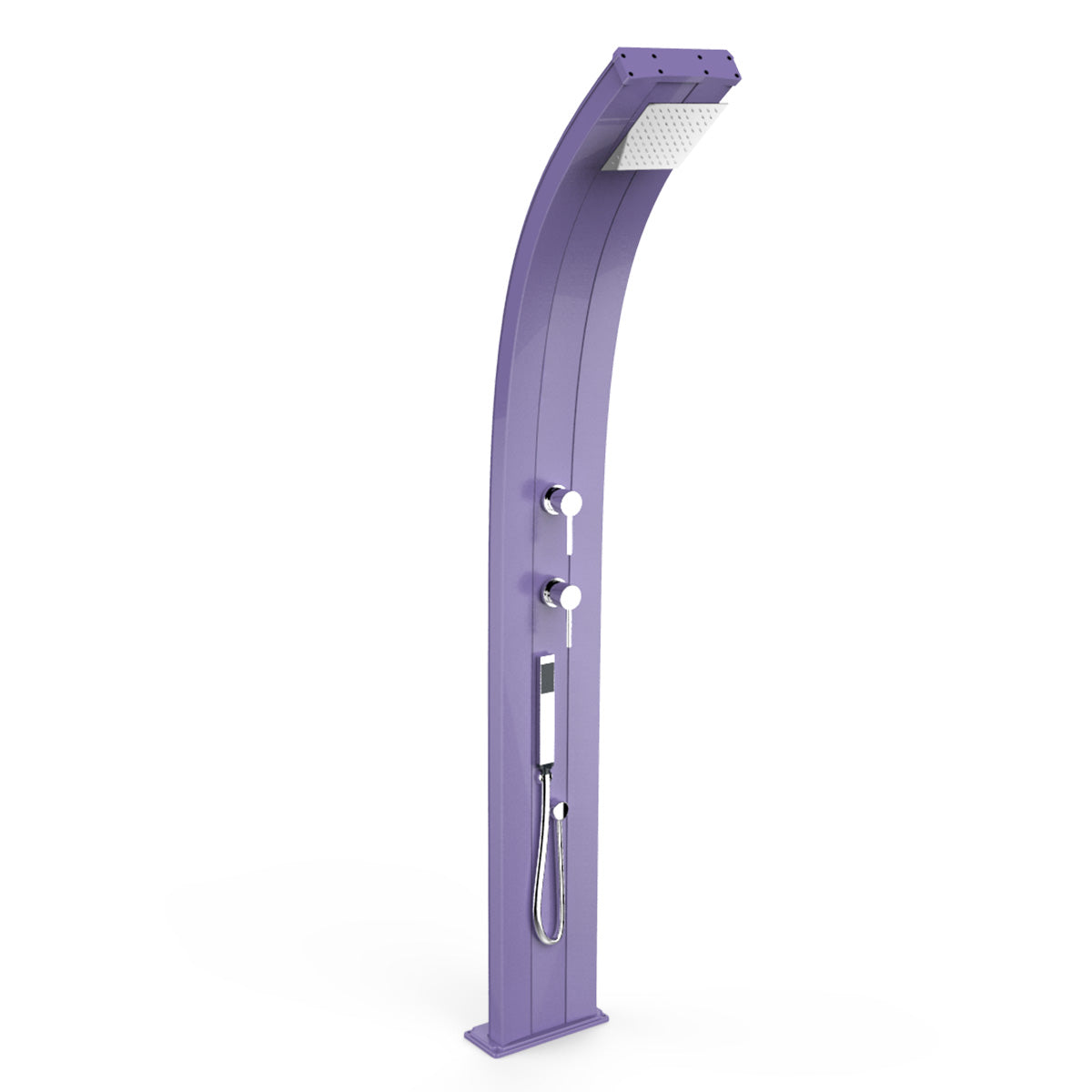 Doccia Solare in Alluminio 30 Lt con doccetta e deviatore Arkema Design DADA D340