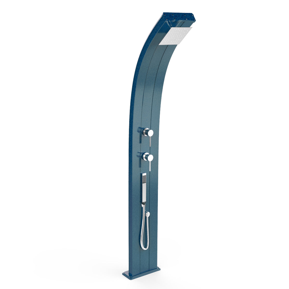 Doccia Solare in Alluminio 30 Lt con doccetta e deviatore Arkema Design DADA D340
