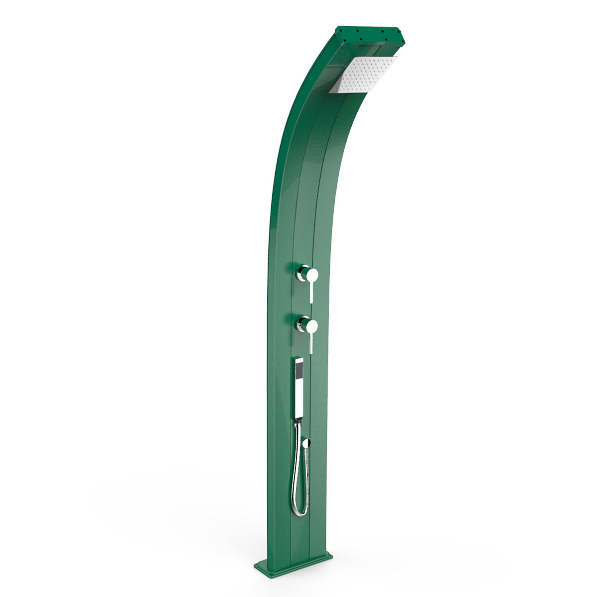 Doccia Solare in Alluminio 30 Lt con doccetta e deviatore Arkema Design DADA D340