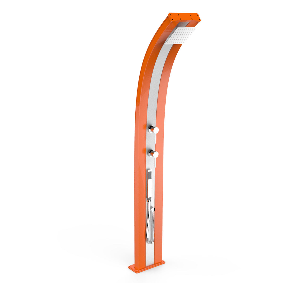 Doccia Solare in Alluminio 30 Lt con doccetta e deviatore Arkema Design DADA D340 - Vari colori disponibili