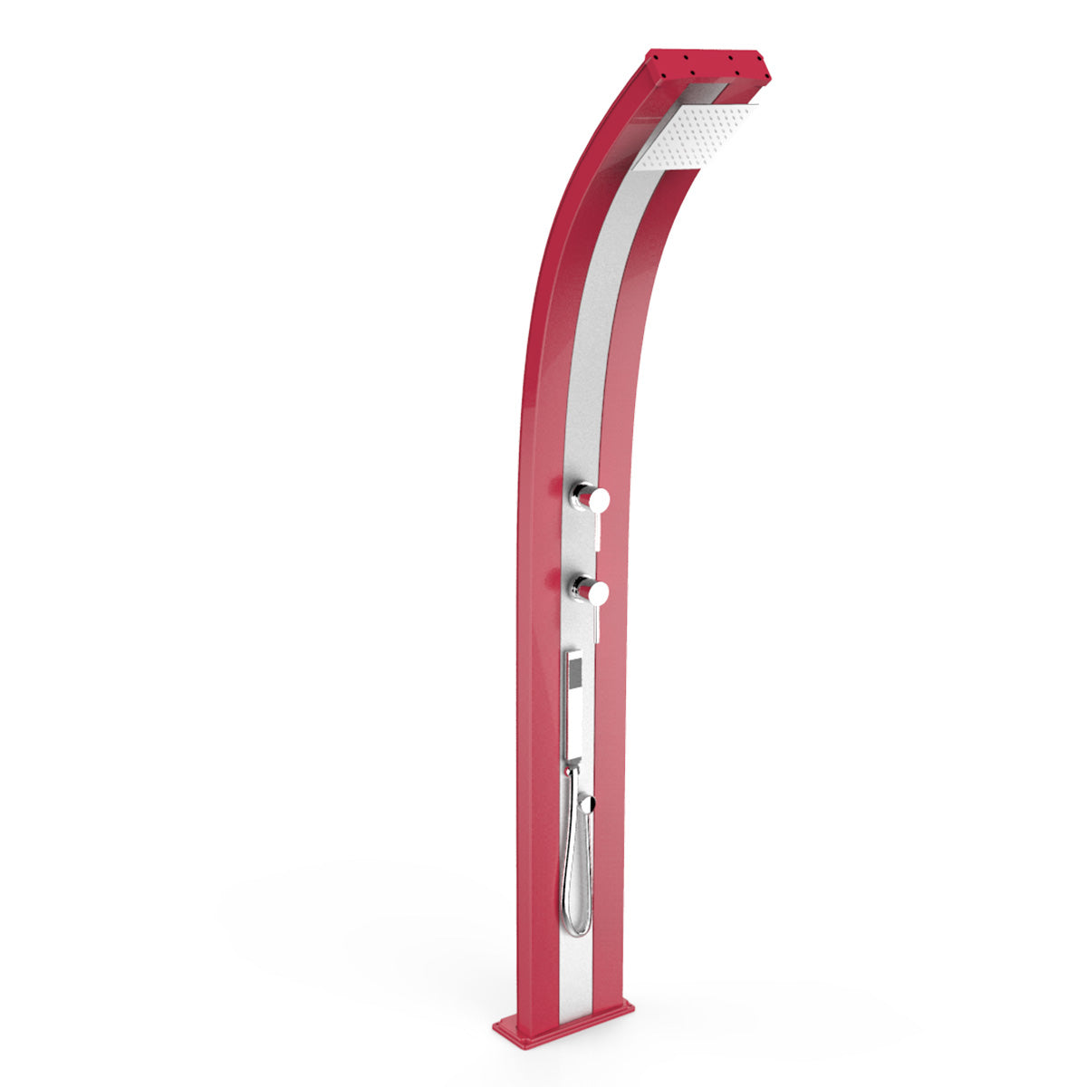 Doccia Solare in Alluminio 30 Lt con doccetta e deviatore Arkema Design DADA D340 - Vari colori disponibili