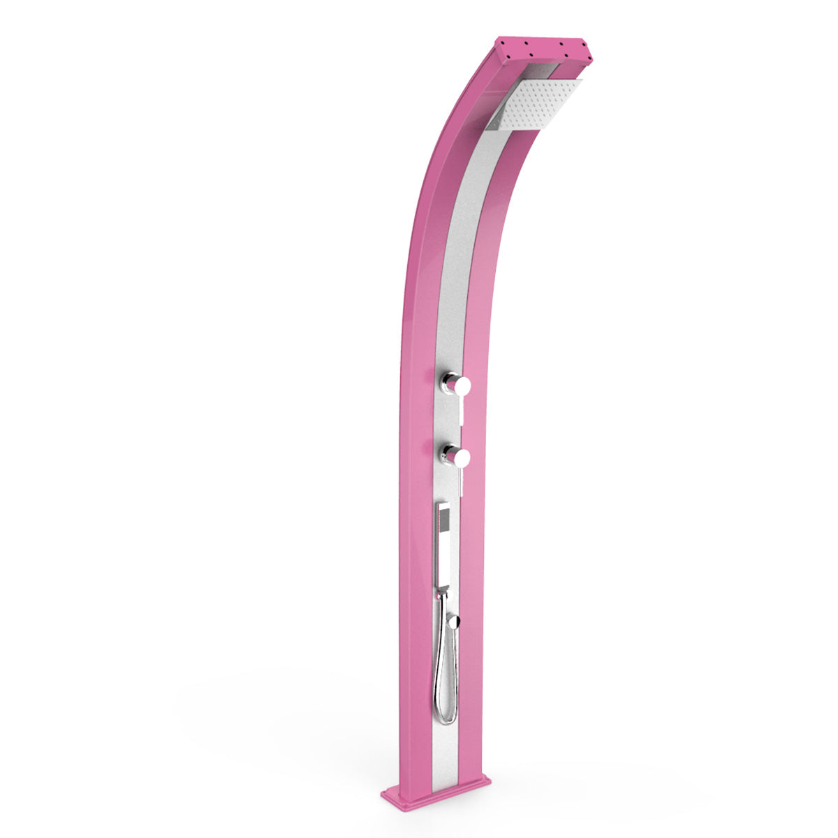 Doccia Solare in Alluminio 30 Lt con doccetta e deviatore Arkema Design DADA D340 - Vari colori disponibili
