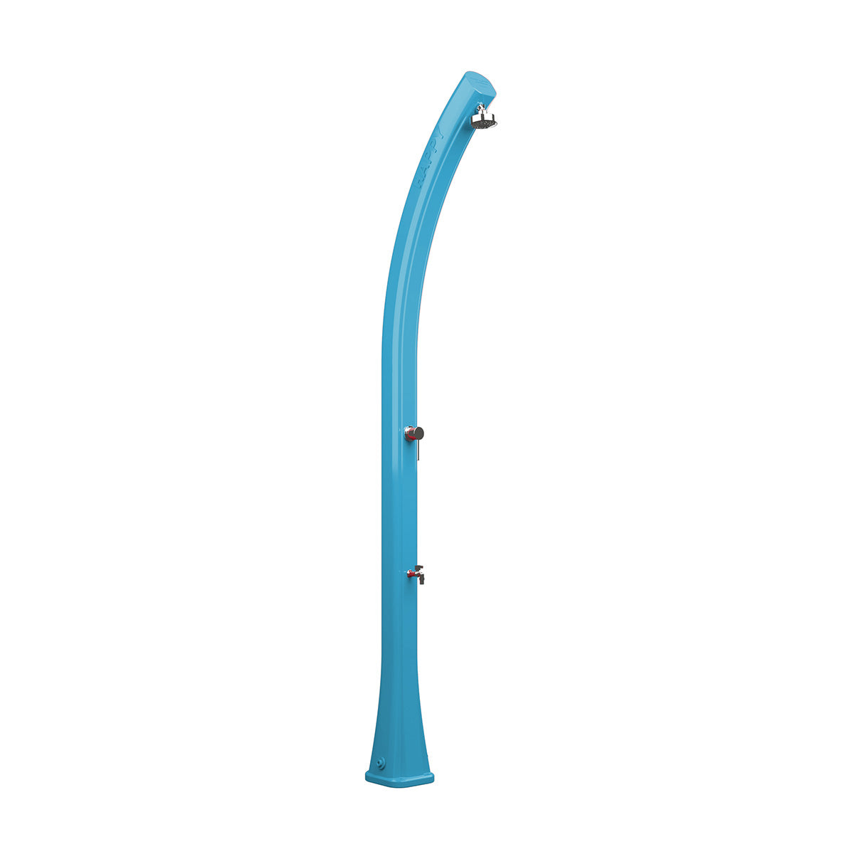 Doccia Solare in Resina 23Lt con rubinetto lavapiedi Arkema Design HAPPY H120