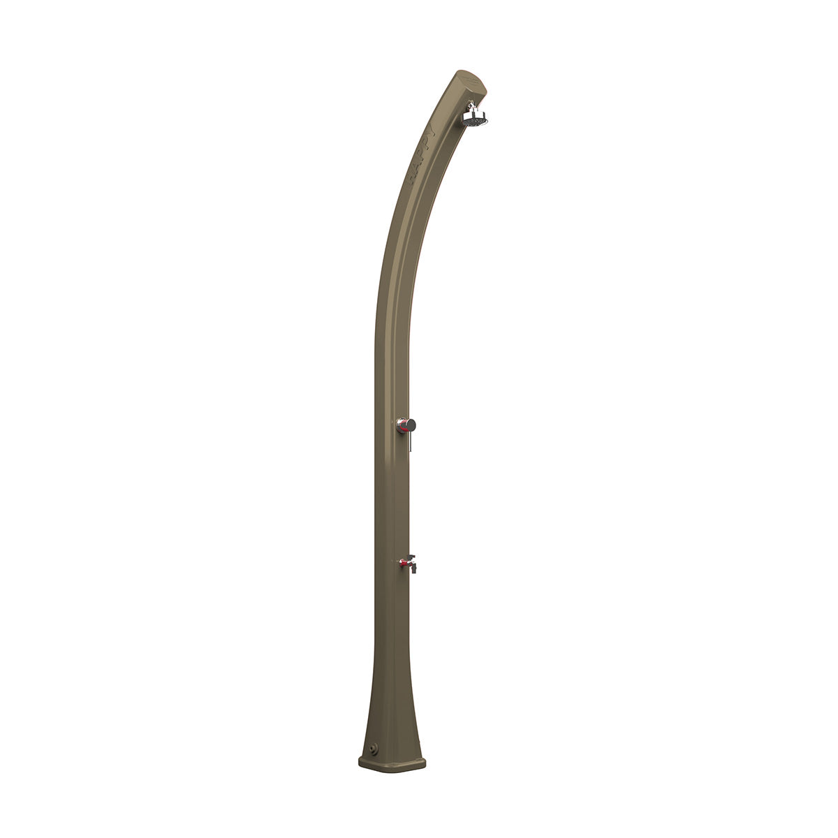 Doccia Solare in Resina 23Lt con rubinetto lavapiedi Arkema Design HAPPY H120