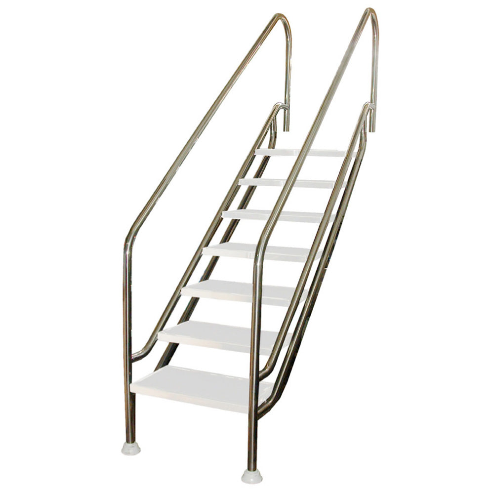 Scala Accesso Facile 5 gradini per Disabili o Anziani in acciaio INOX AISI 316