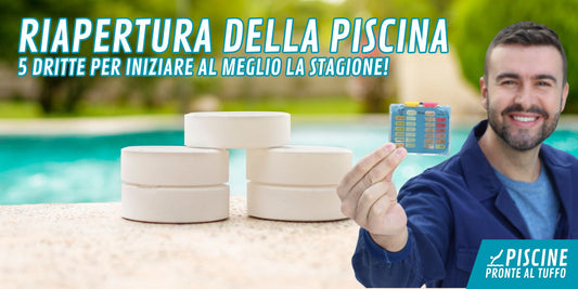 Prodotti chimici pulizia piscina