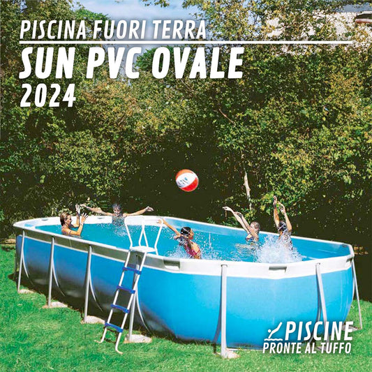 Piscina Fuori Terra Morbida in PVC SUN Ovale