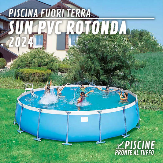 Piscina Fuori Terra Morbida in PVC SUN Rotonda