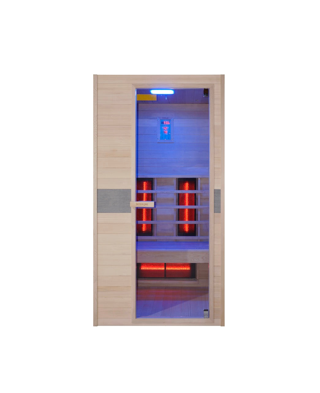 Sauna ad Infrarossi Giada Singola led blu