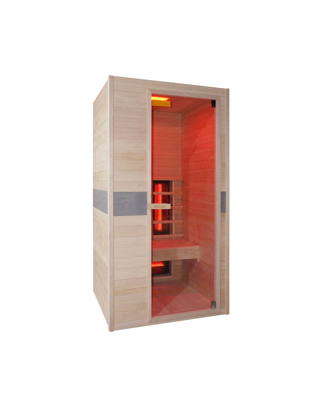 Sauna ad Infrarossi Giada Singola led rosso