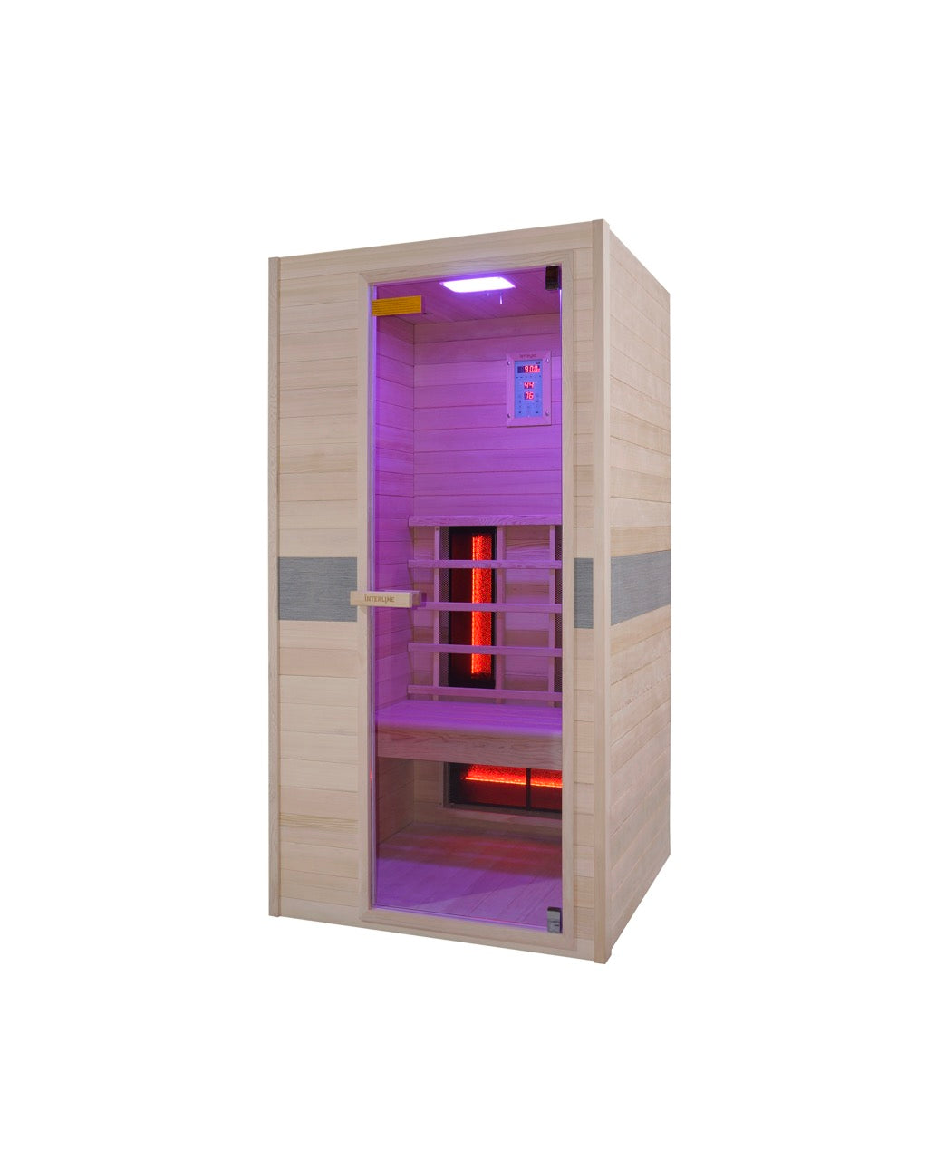 Sauna ad Infrarossi Giada Singola led viola