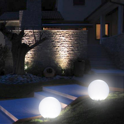 Sfera luminosa Fotovoltaica galleggiante o da giardino con telecomando Arkema Design